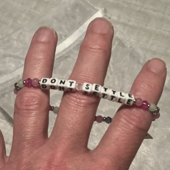NWT “Don’t Settle” Bracelet – Little Words Project - Picture 2 of 4